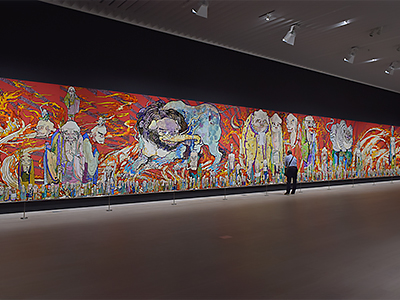 村上隆の五百羅漢図展