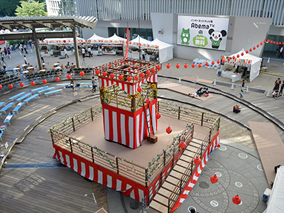 六本木ヒルズ盆踊り2016準備風景
