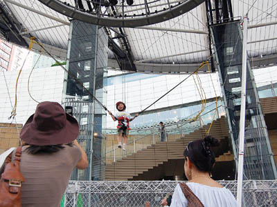 アリーナでハイパージャンプ!