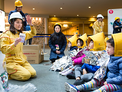 森ビル総合震災訓練