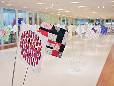 JAGDAつながりの展覧会 Part 3 フレフレハンカチ