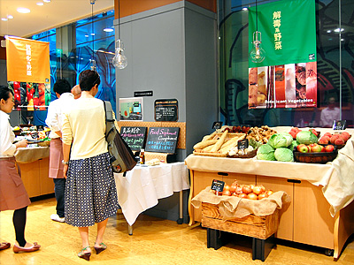 厳選野菜のショールーム「ベジマルシェ」オープン!