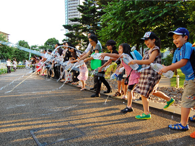 「六本木打ち水大作戦 2011」出陣式