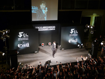 東京ミッドタウン「5thアニバーサリーパーティー」