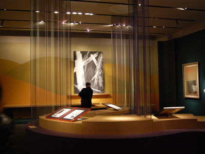 百の記念展 篠田桃紅の墨象