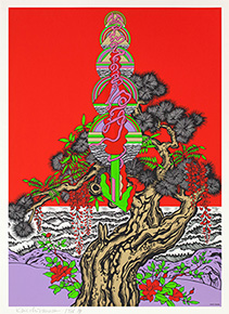 cԌhs֏t1986N VNXN[^ 103~73cm ©Keiichi Tanaami / Courtesy of NANZUKA
