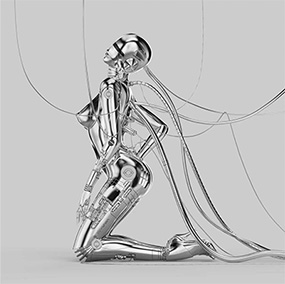 ��Sexy Robot_The Ghost in the Shell type 1��i2026�N�j &copy;Hajime Sorayama. Courtesy of NANZUKA�@ &copy;Shirow Masamune / KODANSHA