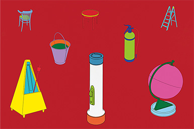 �}�C�P���E�N���C�O���}�[�e�B���s�m�邱�Ɓt1996�N�A�e�[�g���p�ّ��@&copy; Michael Craig-Martin. Courtesy the artist and Gagosian