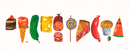 �G���b�N�E�J�[�� �w�͂�؂������ނ��x 1987�N�Ł@1987�N�@Collection of the Eric and Barbara Carle Foundation. &copy 1969, 1987 Penguin Random House LLC.	