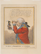 Gulliver and King of Brobdingnag, James Gillray, 1803�@�l��