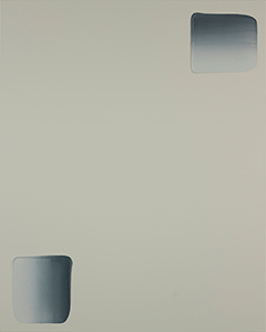 李禹煥「対話」キャンバスに岩絵の具　227ｘ182cm　2012 ©Lee Ufan