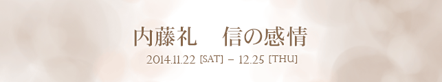 内藤礼 信の感情