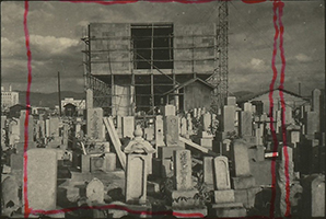広島平和会館原爆記念陳列館（広島県広島市、1952年）1952年撮影  ©丹下健三