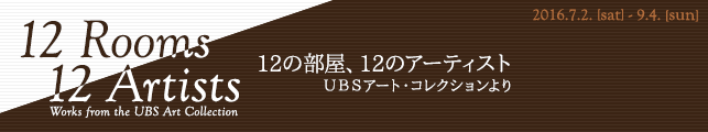 12 Rooms 12 Artists UBSアート・コレクションより