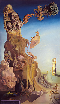 Toh[E_ s߂vf̂镗it 1934NA72.8~59.5cmAɖʁAKToh[E_c@Collection of the Fundació Gala-Salvador Dalí, Figueres@© Salvador Dalí, Fundació Gala-Salvador Dalí, JASPAR, Japan, 2016.