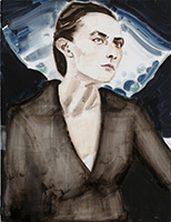 《Georgia O‘Keeffe after Stieglitz 1918》 2006 カンヴァスに油彩 76.5×58.7cm Collection David Teiger Trust