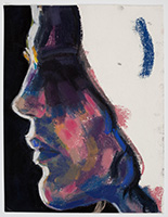 《Tim (Profile)》 2013 紙にパステル 29.8×23.5cm Private Collection