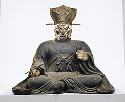重文 太山王坐像 鎌倉時代・正元元年（1259） 奈良・白毫寺　画像提供：奈良国立博物館（撮影 森村 欣司）