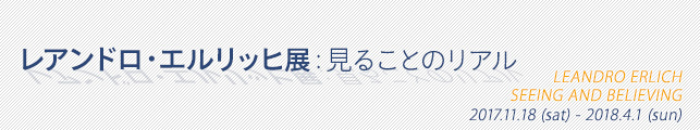 レアンドロ・エルリッヒ展:見ることのリアル