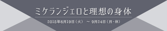 ミケランジェロと理想の身体