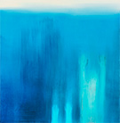 ミリアム・カーン 《美しいブルー》 2017年5月13日 油彩、キャンバス 200×195cm Courtesy: WAKO WORKS OF ART
