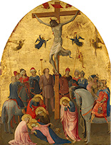 フラ・アンジェリコ（本名 グイド・ディ・ピエトロ）《キリストの磔刑》 1420-23年頃 ニューヨーク、メトロポリタン美術館 Maitland F. Griggs Collection, Bequest of Maitland F. Griggs, 1943 / 43.98.5