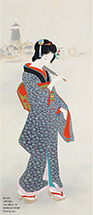 鏑木清方　《浜町河岸》1930（昭和5）年、東京国立近代美術館、通期展示