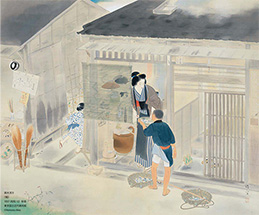 鏑木清方　《鰯》　1937（昭和12）年頃、東京国立近代美術館、通期展示