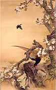 深田直城《春秋花鳥之図》（右幅）	19世紀末〜20世紀初頭	泉屋博古館東京