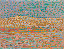 ピート・モンドリアン《砂丘》1909年　石橋財団アーティゾン美術館蔵