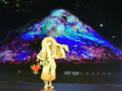 巨大インスタレーション「江戸富士(EDO-FUJI)」登場