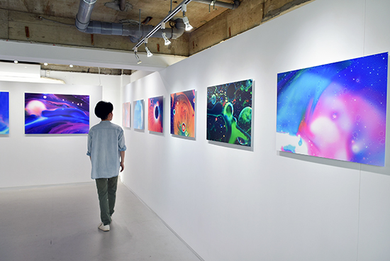 藤崎了一個展「colored oil」