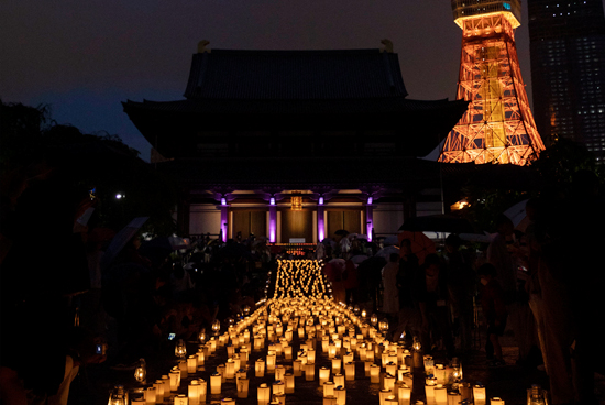 「でんきを消して、スローな夜を。」100万人のキャンドルナイト開催