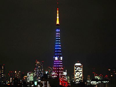 東京タワーが新ライトアップスタート