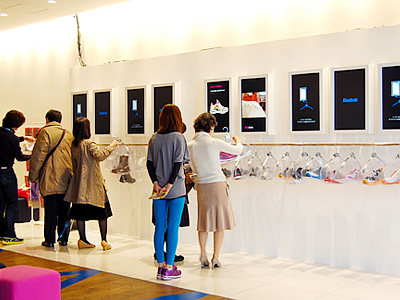 美脚シューズを試せる“Reebok Cafe”OPEN