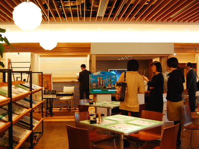 「企業と環境展2011」ライブラリーカフェ オープン