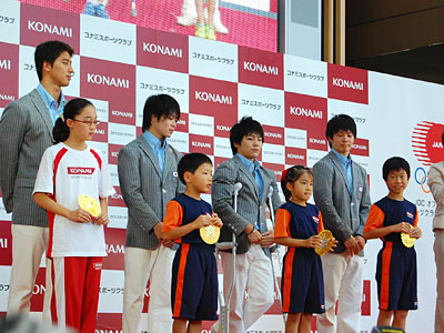 「KONAMI  ロンドンオリンピック日本代表選手報告会」が開催！